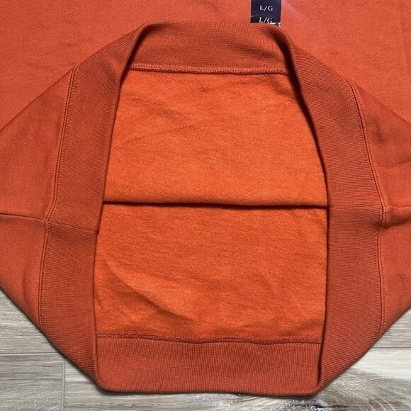 NWT Chaps Ralph Lauren Orange Sweatshirt - Men Size Large - Picture 7 of 15